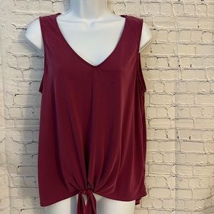 Green Envelope sleeveless top